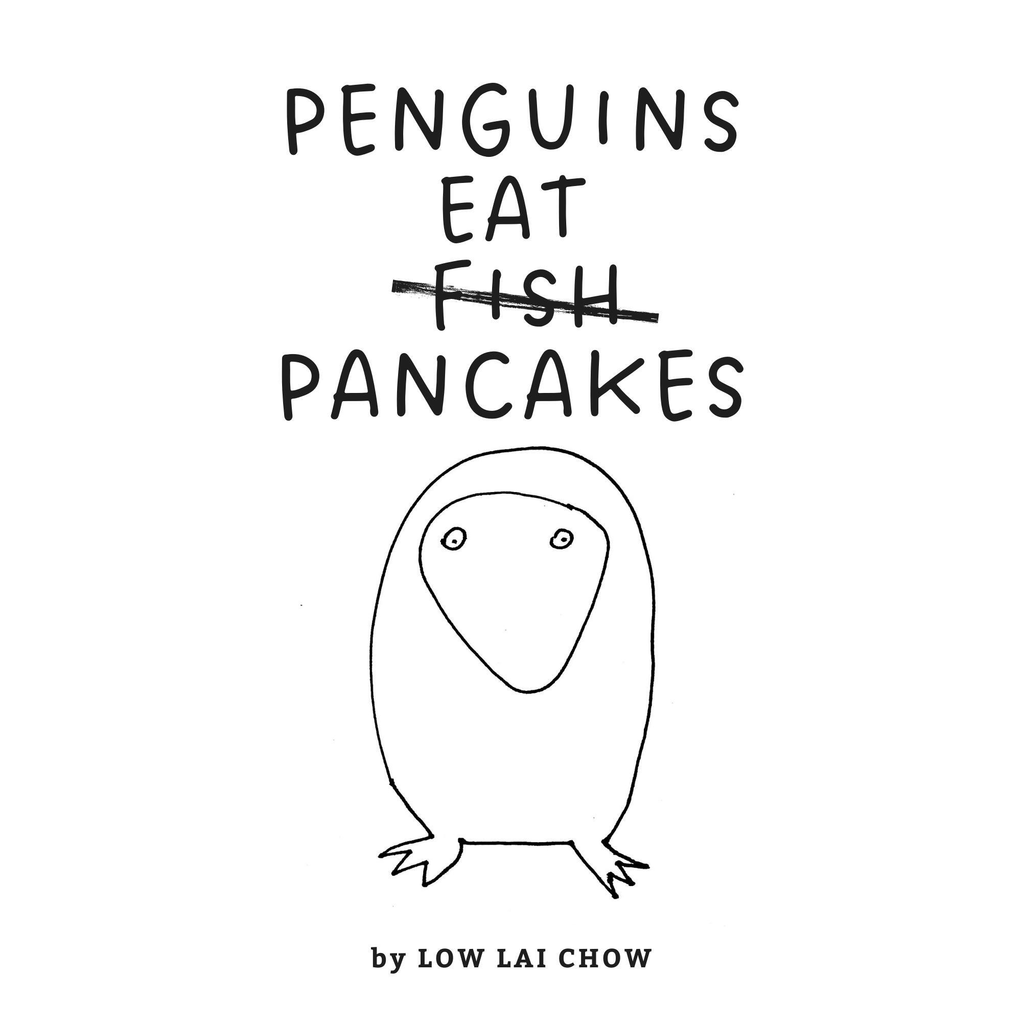 Penguins Eat Pancakes - Cover